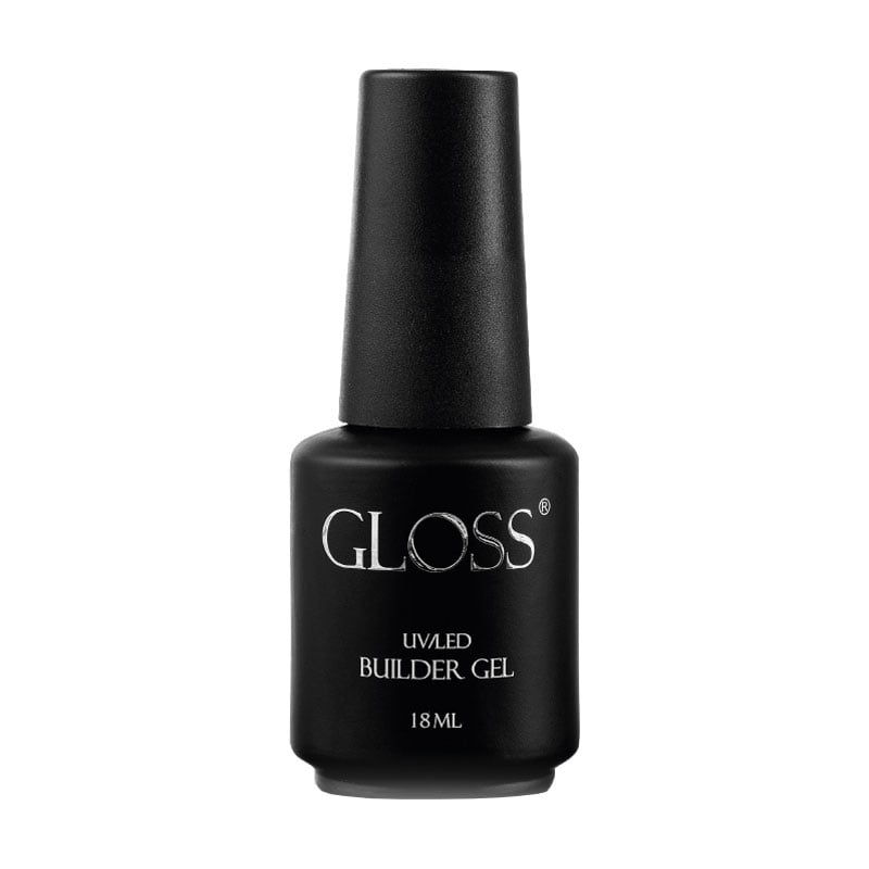 Уцінка! Однофазний гель для нігтів Gloss UV/LED Builder Gel з пензлем, Confetti, 18 мл